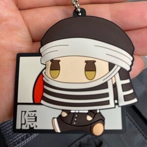 Bandai demon slayer kimetsu no yaiba kakushi rubber Keychain bag charm,2”